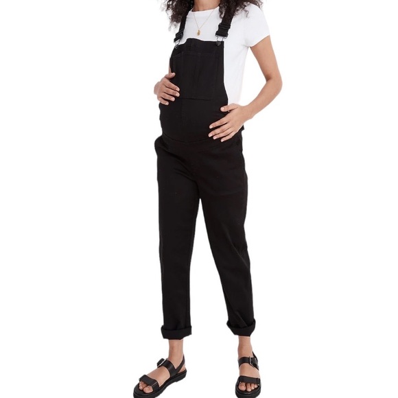 Madewell Pants - Madewell Maternity Straight-Leg Overalls Carbondale Wash XXL AA902